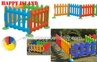 Le Meilleur Le terrain de jeu heureux d'île badine des jouets de couleur en plastique de la barrière 4 d'enfants disponible à vendre